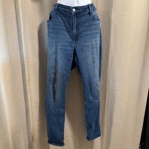 Old Navy WOW Super Skinny High Rise Jeans Women's Size 16‎ Blue Denim